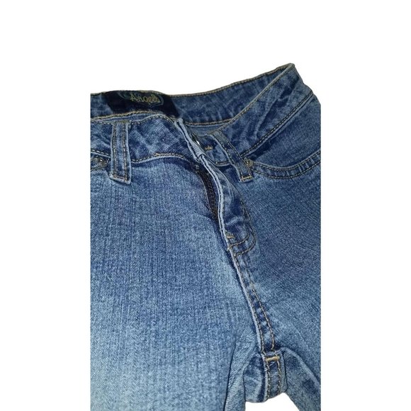 Angels Y2K Juniors Blue Denim Flared Bootcut Jeans Size 0 - Picture 2 of 5